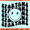 Spartans smiley face SVG, Spartans Smiley SVG, Michigan State Spartans SVG