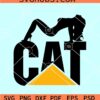 CAT caterpillar woman sticker SVG, CAT with girl SVG, CAT caterpillar girl SVG