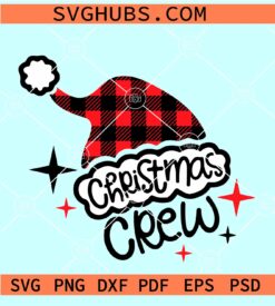 Christmas Crew hat SVG