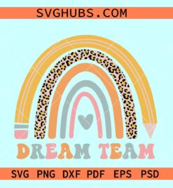 dream team rainbow SVG