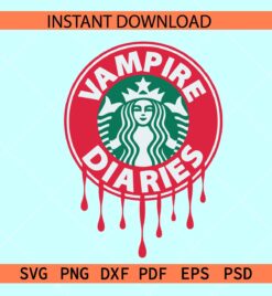 Star Bucks Vampire Diaries SVG, Vampire Diaries SVG, Star Bucks SVG