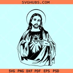 Jesus Christ svg, Jesus Christ portrait svg, Catholic faith svg, Christian SVG