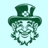 Leprechaun face Svg, St Patricks Day Svg, Leprechaun Svg