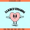 Lucky charm heart smiley svg, lucky charm svg, St Patricks Day svg