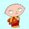 Stewie Griffin middle finger SVG, Stewie Griffin svg