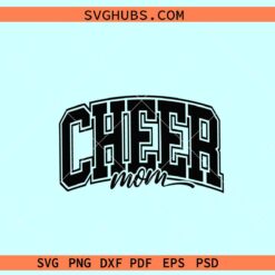 Cheer mom varsity font SVG, cheer mama svg, cheer shirt svg, sport mom svg