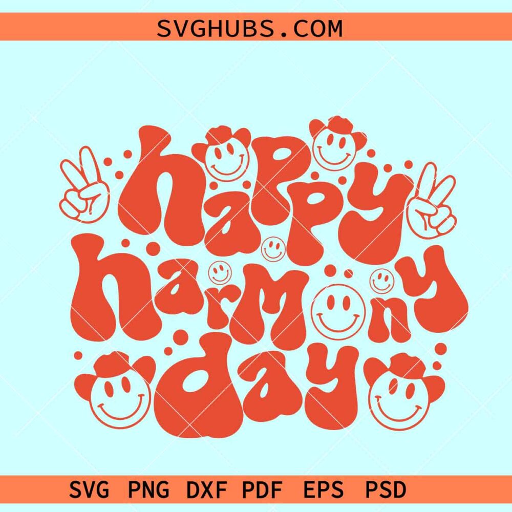 Happy Harmony day SVG, March awareness svg, Harmony day SVG