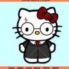 Hello Kitty Harry Potter SVG, Hello Potter SVG, HP Hello Kitty svg