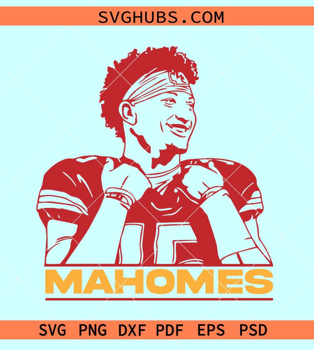 Patrick Mahomes Kansas City SVG, Kansas City Chiefs svg, Patrick ...