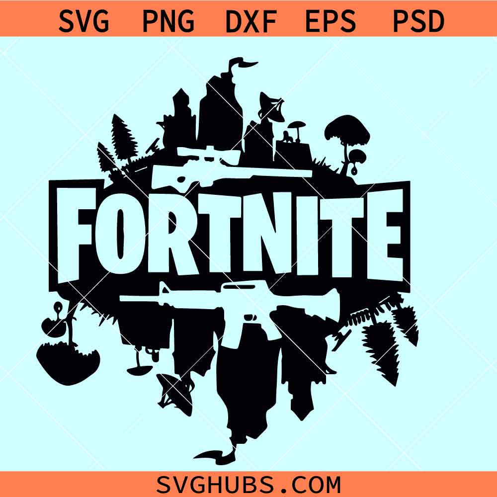 Fortnite SVG, Fortnite Character SVG, Fortnite logo SVG