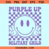 Purple up military child SVG, purple up svg, military child awareness svg