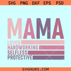 Retro vintage mama svg