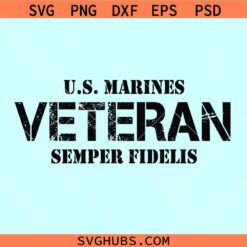 US Marines Veteran SVG, Marine Corps SVG, Semper Fidelis SVG, USMC vector