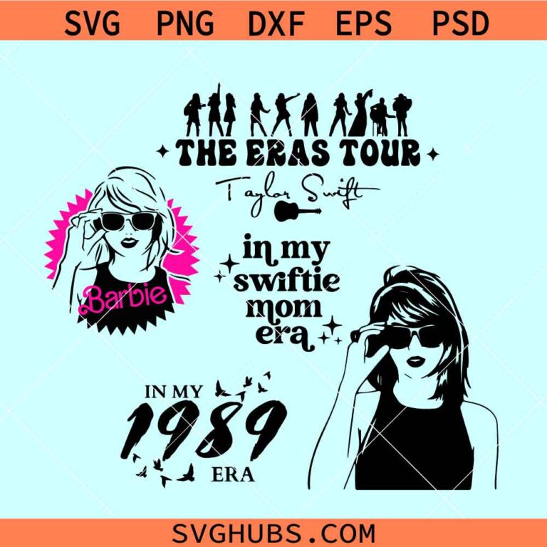 Taylor Swift Svg Bundle, Swiftie Est 1989 Svg, In My Swiftie Era Svg ...