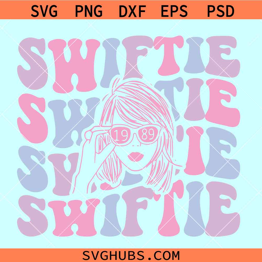 Retro wavy Swiftie SVG, Taylor Swift svg, retro Swiftie svg