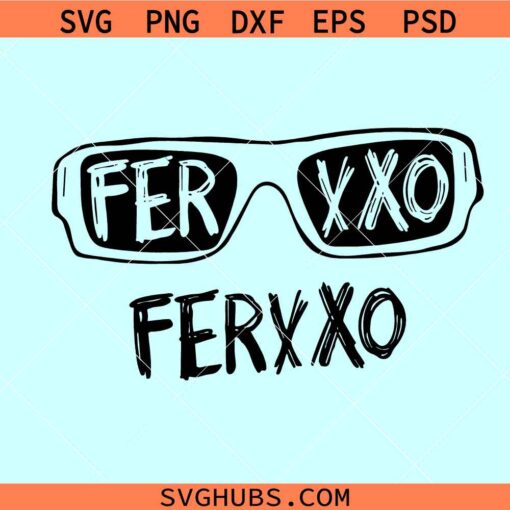 Ferxxo SVG PNG, Album Ferxxo Feid SVG, Ferxxo Sunglasses svg, Feid Singer SVG