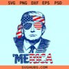 Merica Trump svg png, Trump with flag Sunglasses svg, Trump 4th of July  svg