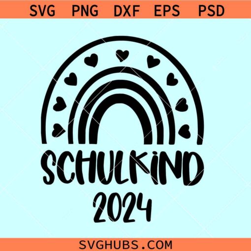 Schulkind 2024 svg, Plotterdatei svg, Lehrerin Einschulung svg