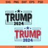 Trump 2024 svg, Trump Make America Great Again 2024 SVG, Trump president SVG