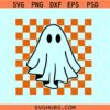 Checkered Halloween Ghost SVG, Checkered Ghost Svg, Halloween Ghost Svg, Spooky Season Svg