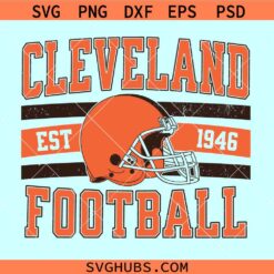 Cleveland Football SVG, Cleveland Browns SVG, Browns Mascot SVG, NFL football SVG