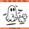 Ghost Walking dog SVG, Ghost dog SVG, Halloween dog SVG, Dog lover SVG