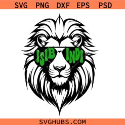 Isibindi Lion with Glasses SVG, Isibindi house SVG, RCA Givers School Spirit SVG, Lions House DXF SVG