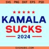 Kamala Harris Sucks SVG, Anti Kamala Harris SVG, Trump 2024 svg, Republican SVG