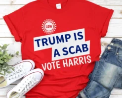 Trump is A Scab Vote Harris UAW svg, Kamala Harris 2024 svg