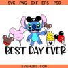 Best Day ever Disney Stitch svg, Stitch snack goals SVG, Disneyland Stitch svg, Disney Trip svg