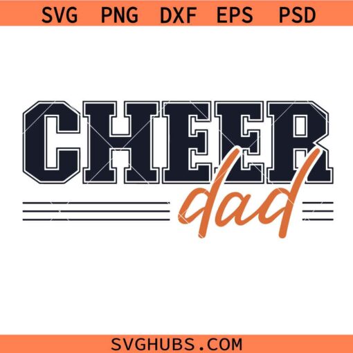 Cheerleader dad SVG, Cheer dad SVG, Cheer coach svg, football cheer dad SVG