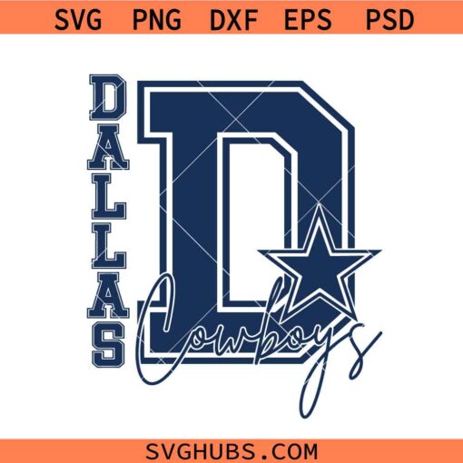 Star Cowboys SVG, Dallas Cowboys Star SVG, Dallas Cowboys svg, NFL football team SVG