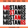 The Mustangs SVG, The Mustangs High School Spirit svg, Mustangs grunge SVG