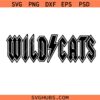 Wildcats Lightning Bolt SVG, Wildcats Royal Blue SVG, Basketball Lightning Bolt Svg, Game Day Svg