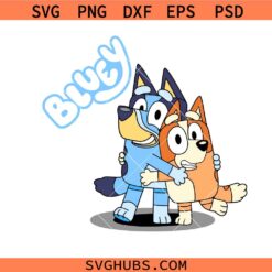 Bluey and Bingo SVG, Bluey cartoon svg, Bingo Heeler svg, Bluey Heeler svg, Bluey SVG PNG