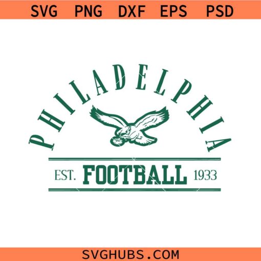 Eagles Philly Retro Philadelphia svg, Philly Football Svg, Philadelphia Eagles Svg