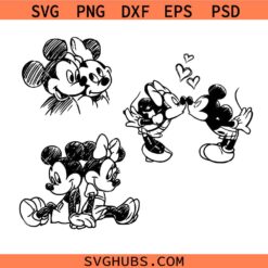 Family Vacation Sketch Mouse Head Svg, family vacation SVG, Mickey Mouse sketch svg bundle