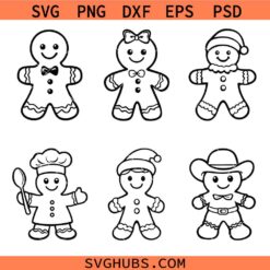 Gingerbread Man svg, Gingerbread svg, gingerbread man Christmas svg