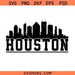 Houston Skyline Svg, Houston City Svg, City Logo Svg