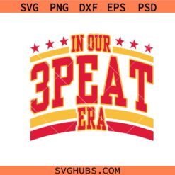 In our 3peat era SVG,  KC Chiefs SVG, Kansas City Chiefs Football SVG  