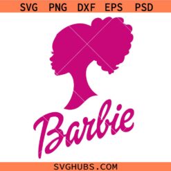 Barbie Doll SVG, Barbie Pink SVG, Barbie Girls Doll SVG, Pink Doll SVG   