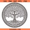 Celtic Tree of Life Round svg, Irish knots svg, Tree of Life SVG, Wedding invitations SVG