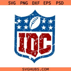 Grunge IDC Football SVG, IDC Super Bowl SVG, Football SVG, Super Bowl SVG