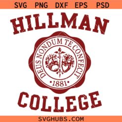 Hillman College SVG, Hbcu College Svg, Blackculture Svg