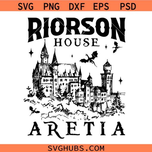 Xaden Riorson House SVG, Fourth Wing Inspired SVG, Basgiath War College Dragon Rider SVG