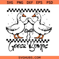 Goose Bumps svg, Goose Bumps Coquette bow SVG, Goose Bumps clipart SVG