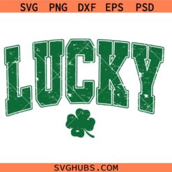 Lucky Varsity svg, St Patrick's Day Svg, St Patrick’s Day SVG, Shamrock svg, St Patty Day SVG  