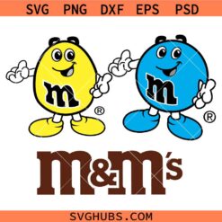 MMs Logo svg, M&M logo vector, M&M Chocolate Logo Svg   