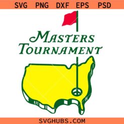 Masters golf party SVG, Masters Symbol Black Svg, masters golf Svg, Masters Party SVG